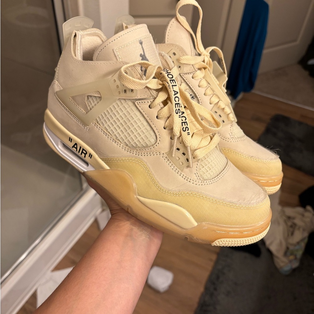 Jordan Athletic Shoes in Cream and Tan